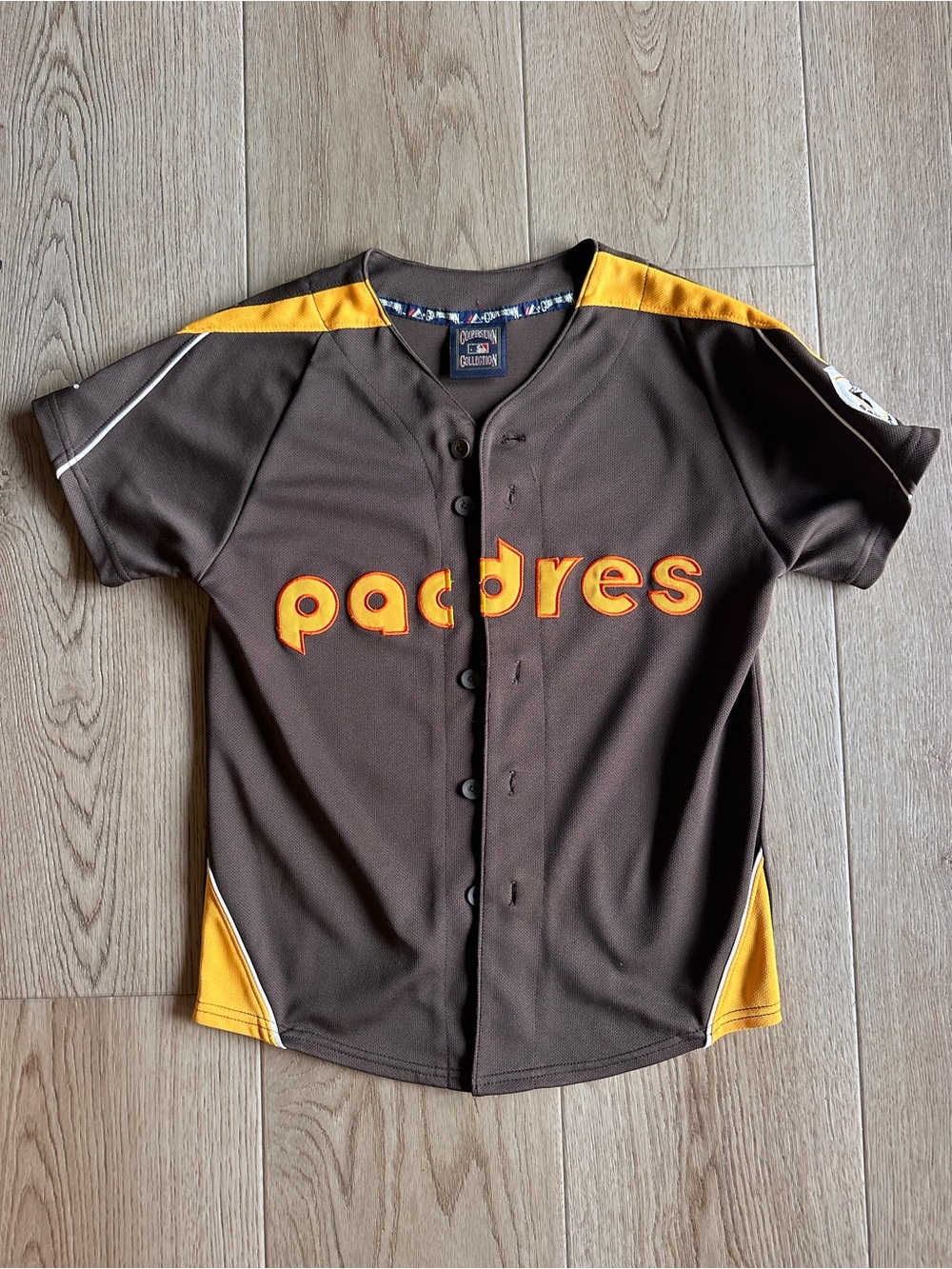 ⚾️ San Diego Padres Retro Brown Jersey Cooperstown Collection Youth M ⚾️